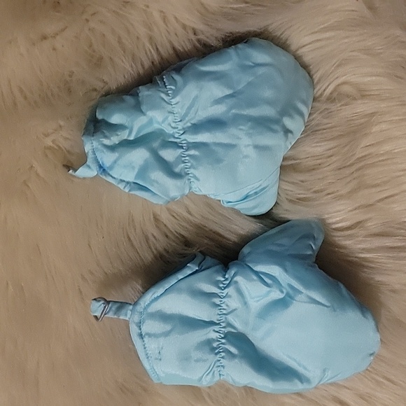 Light Teal Puffer Jacket and Pants Set - Picture 7 of 10